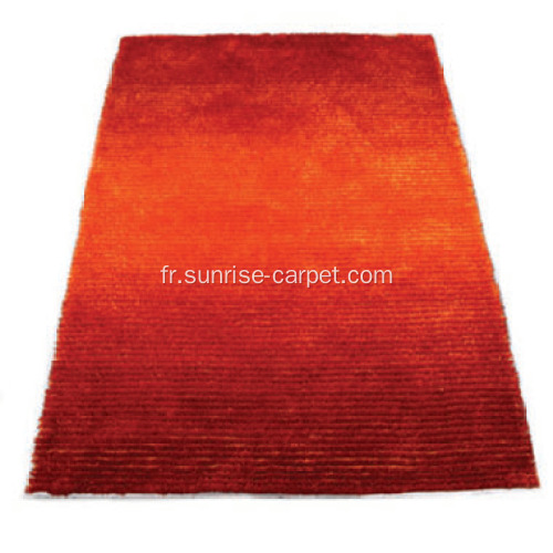 Polyester Soie Shaggy avec tapis en boucle